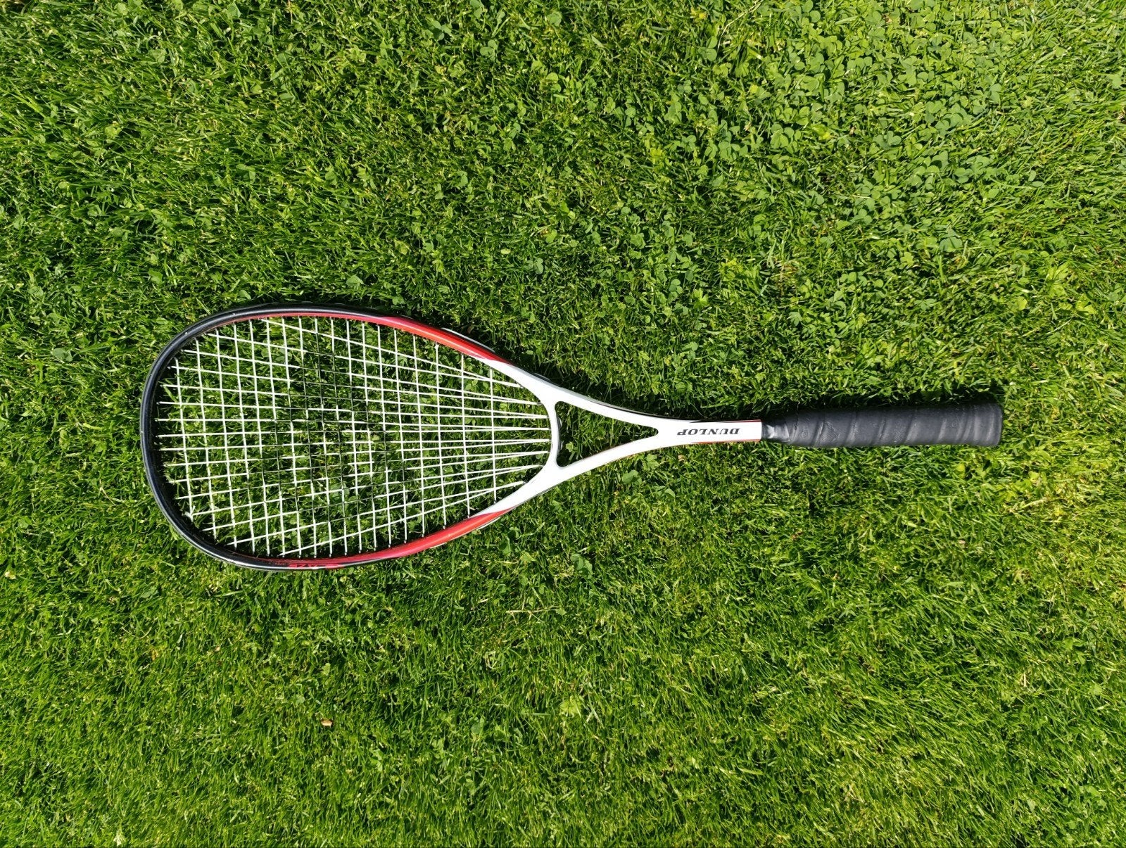 Dunlop squash racket - blaze inferno - met hoes, Ophalen of Verzenden, Gebruikt, Racket, Met hoes
