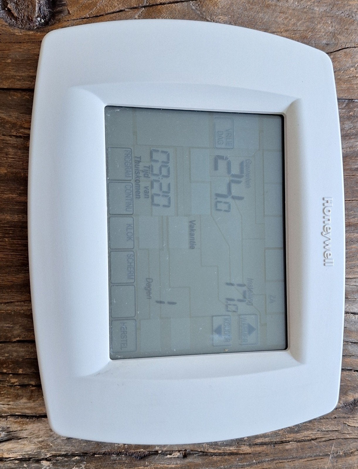 Honeywell Chronotherm Vision TH8100U1004 Klokthermostaat, Ophalen of Verzenden, Slimme thermostaat, Gebruikt
