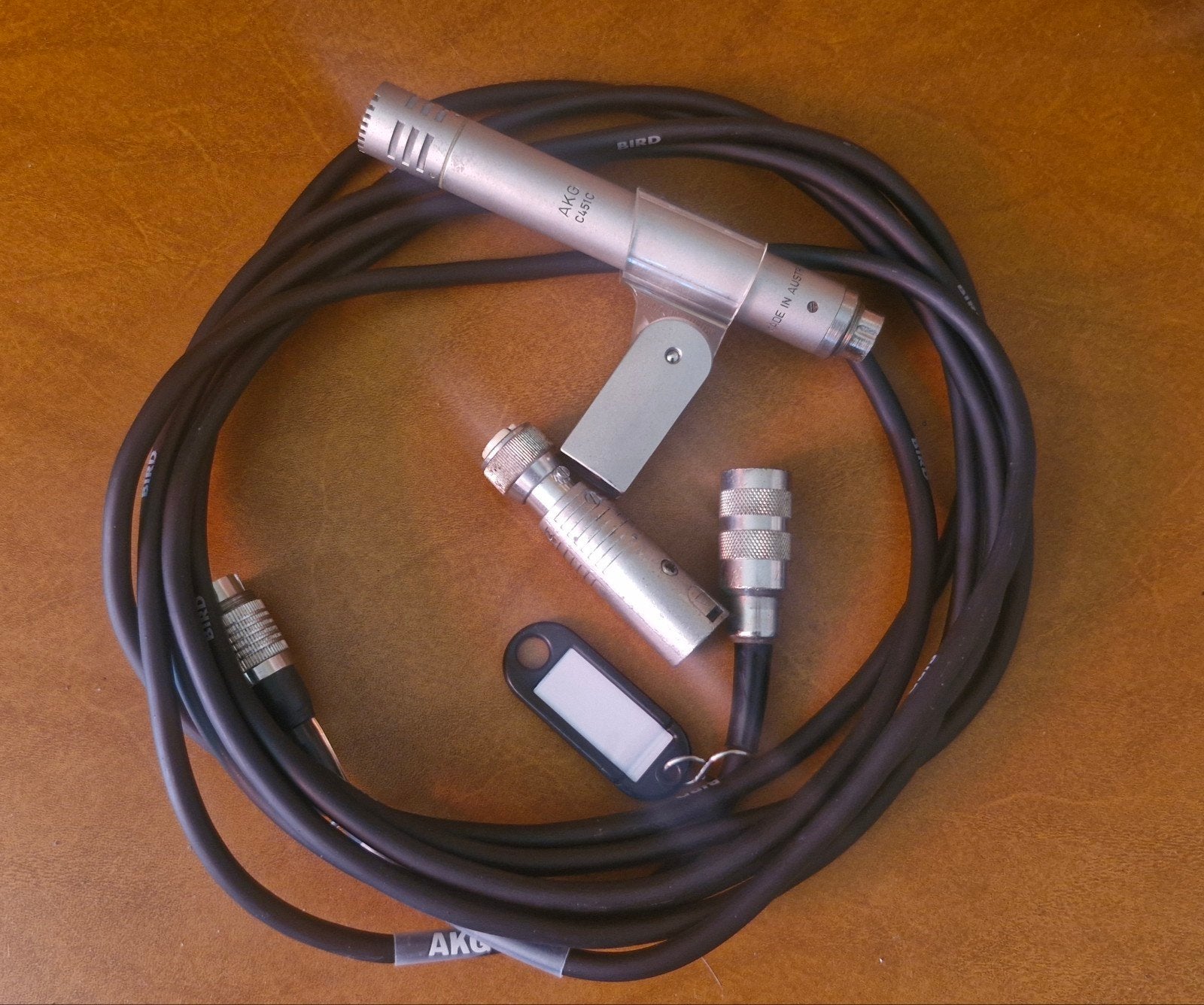Vintage AKG C451C met CK1 kapsel., Ophalen, Gebruikt, Studiomicrofoon
