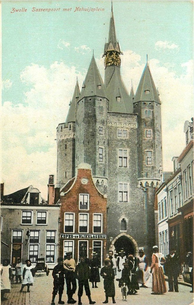 701-231-009 Zwolle Sassenpoort, Ophalen of Verzenden, Voor 1920, Overijssel