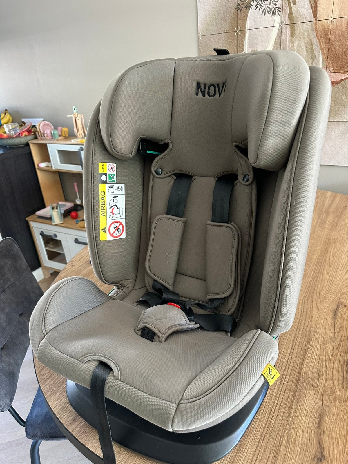 Autostoel NIEUW - NOVI BABY Goliath Premium, Autogordel of Isofix, 0 t/m 18 kg, Nieuw, Ophalen