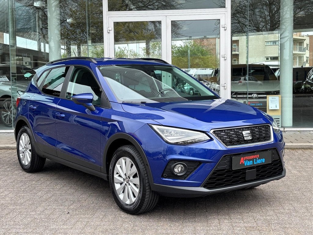 SEAT Arona 1.0 TSI 95pk Style Business Intense|NL Auto| Navi, Auto's, Keurmerk '100% Onderhouden', 12 maanden, Stof, Gebruikt