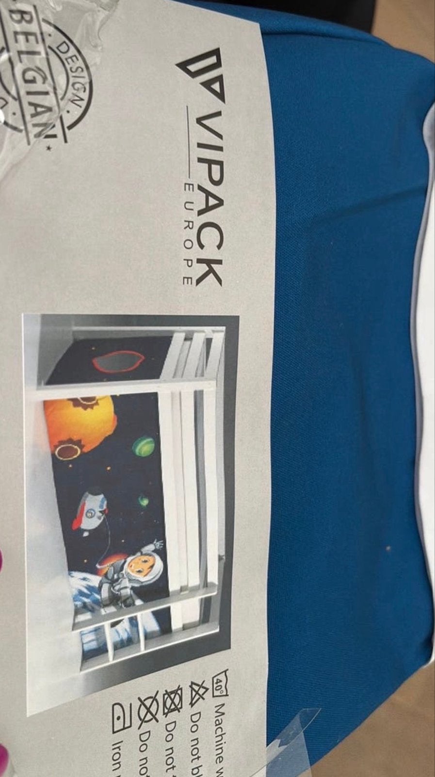 VI Pack Bedgordijnen Ruimte Thema, Overige merken, Blauw, Overige typen, Nieuw