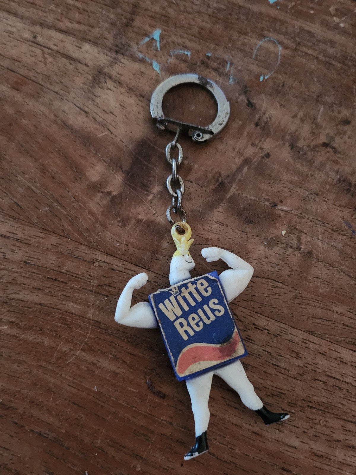 Vintage sleutelhanger Witte Reus, Verzamelen, Ophalen of Verzenden, Gebruikt, Merk
