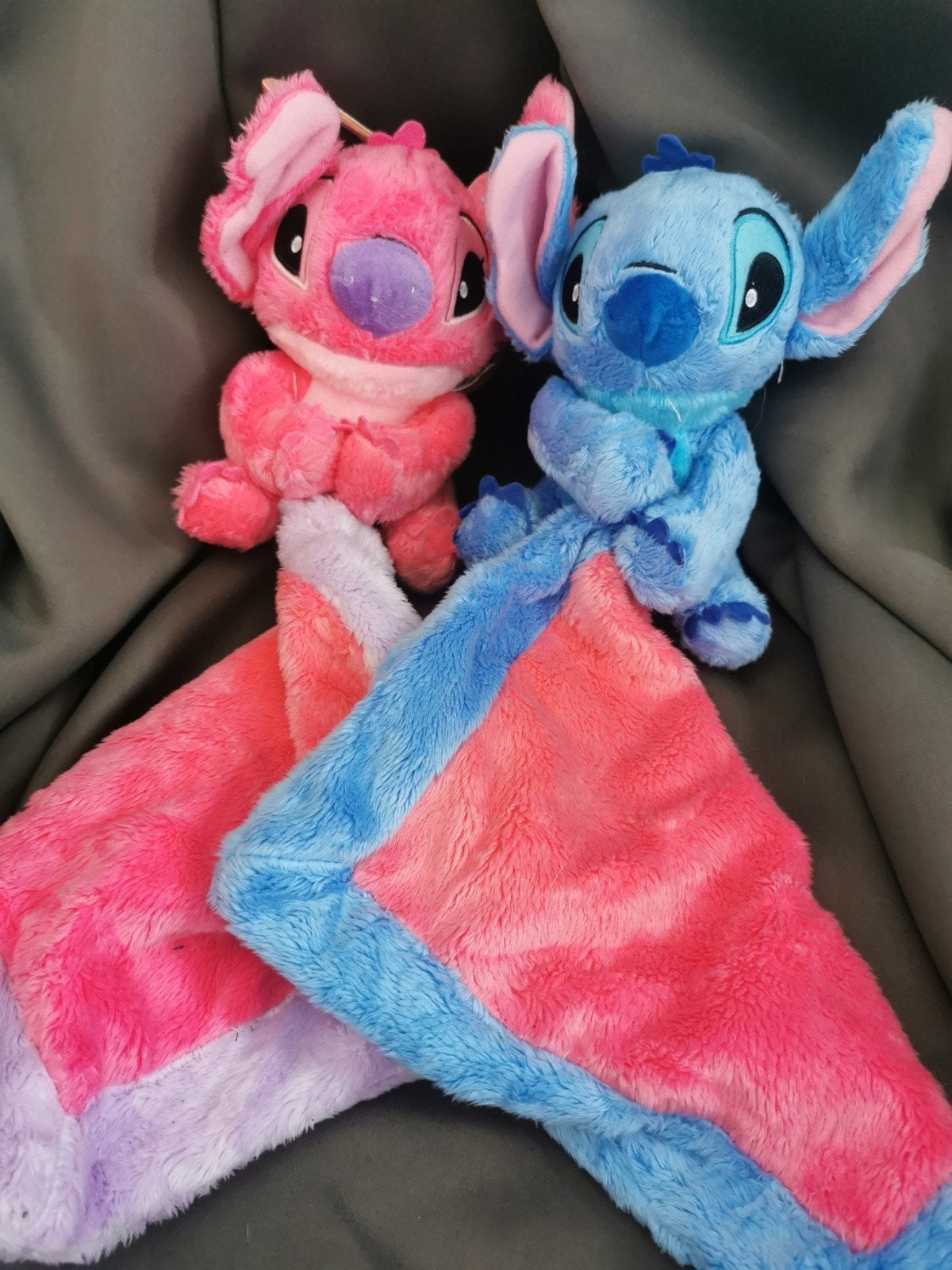 Stitch en Angel knuffels met knuffeldoekjes, Disney, Disney, Overige typen, Nieuw