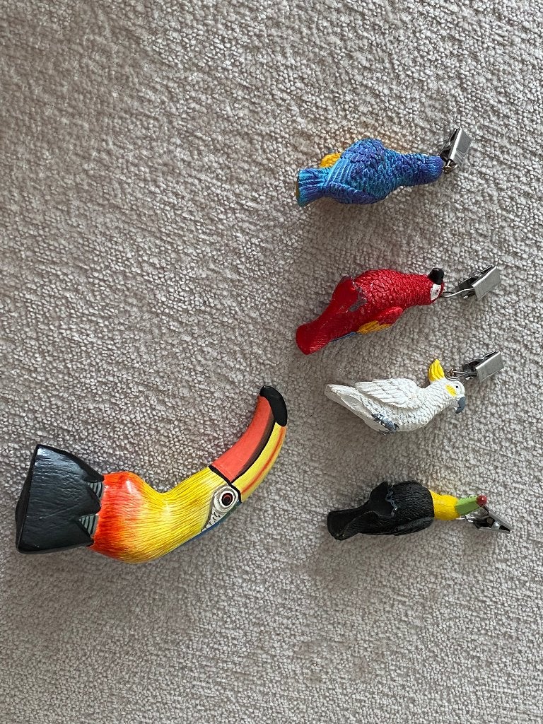 papagaai, Overige typen, Ophalen of Verzenden, Zo goed als nieuw, Klein (minder dan 20 cm)
