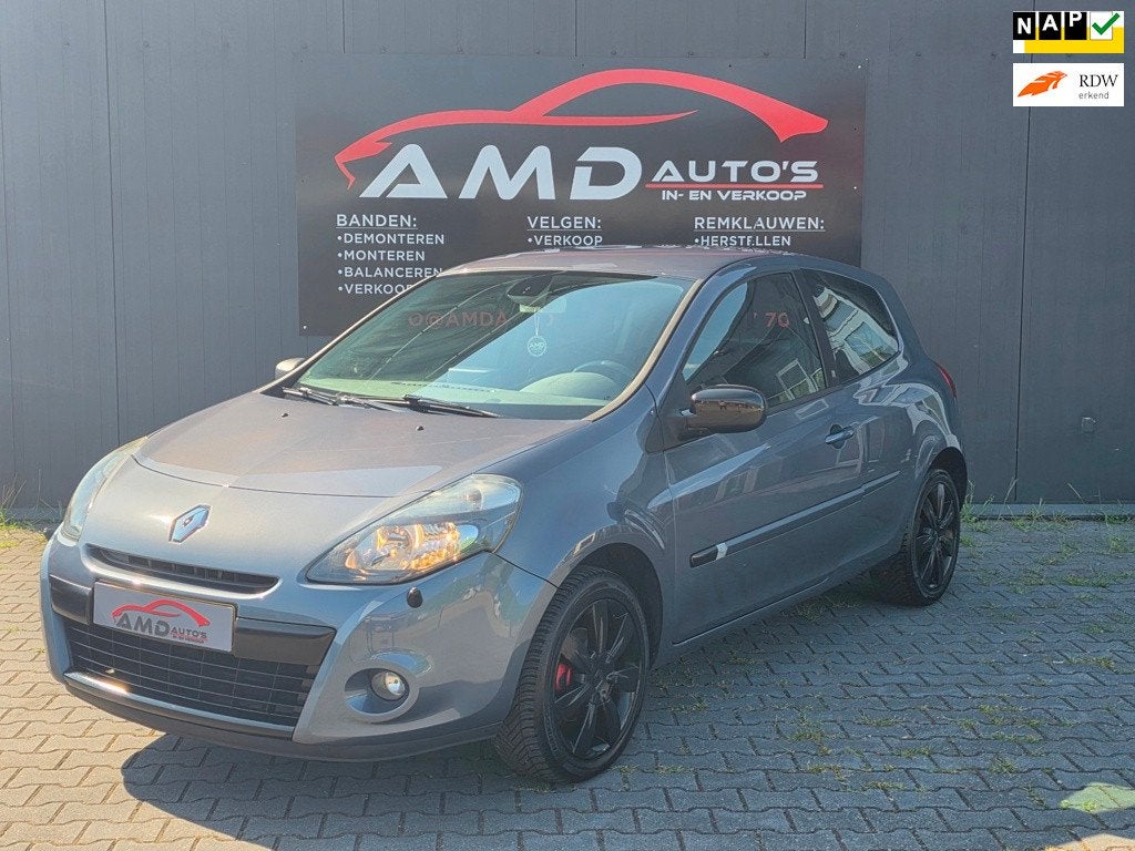 Renault Clio 1.6 GT 20th Anniversary |Nap|Climate Control|Cr, Auto's, Renault, Gebruikt, Zwart, 4 cilinders, Blauw
