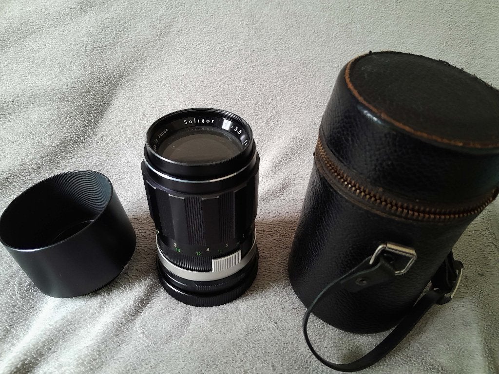 Vintage Soligor Tele-Auto 135mm f/3.5 Lens, Ophalen of Verzenden, Overige typen
