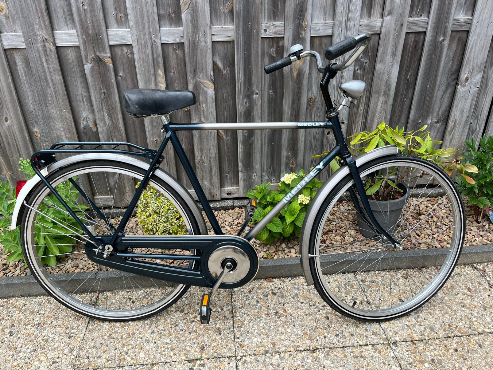 Medley. donker groen 28 inch, Ophalen, Gebruikt, Terugtraprem, Overige merken
