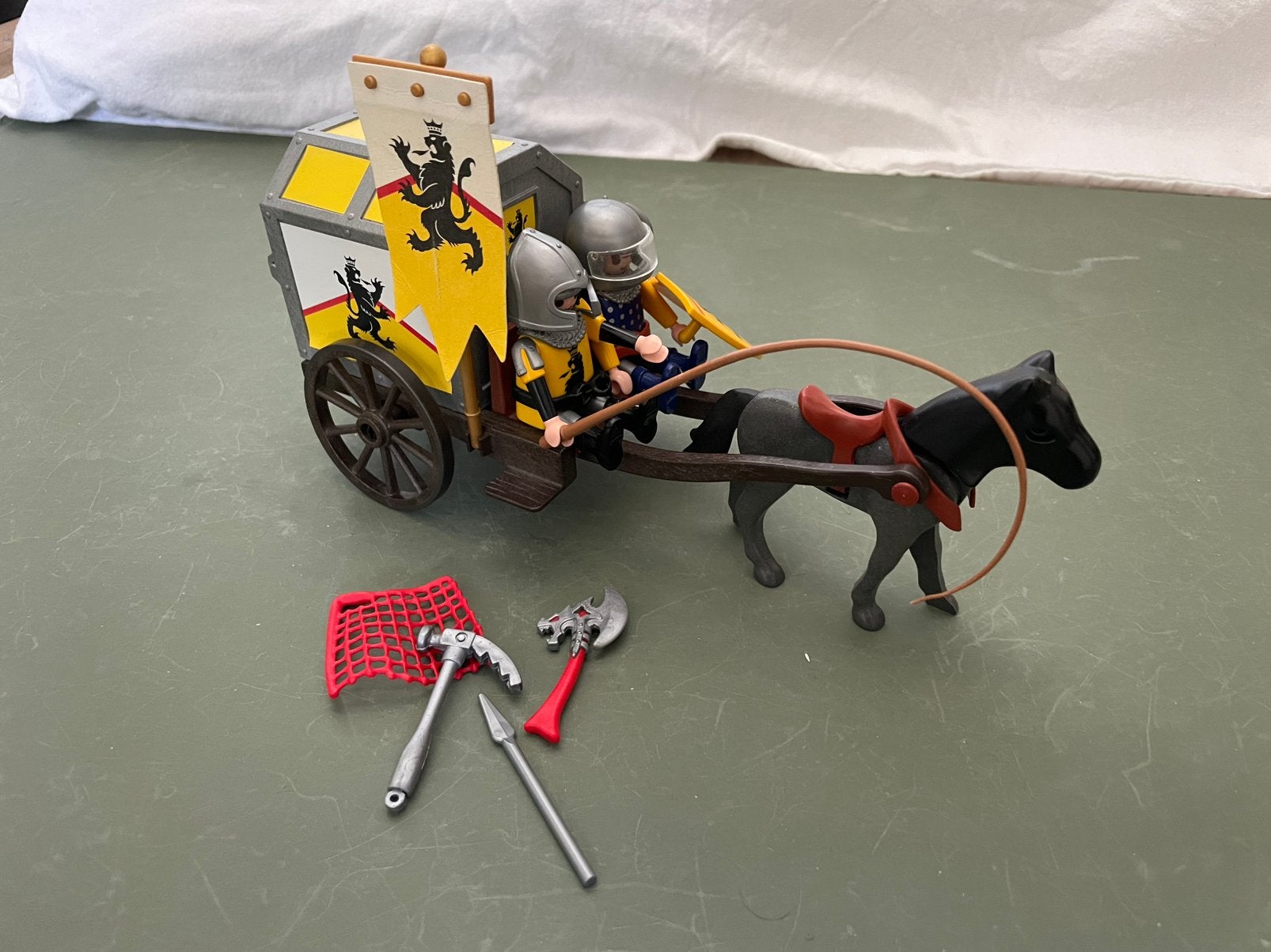 Playmobil romeinse strijdwagen “gele leeuw”, Kinderen en Baby's, Ophalen of Verzenden