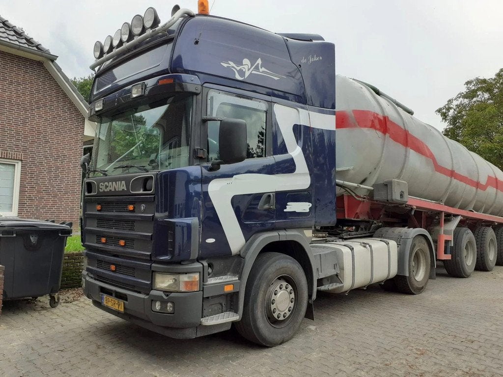 Scania R124-420 (bj 2004), Auto's, Vrachtwagens, Bedrijf, Te koop, Scania, Diesel, Euro 3, Achterwielaandrijving