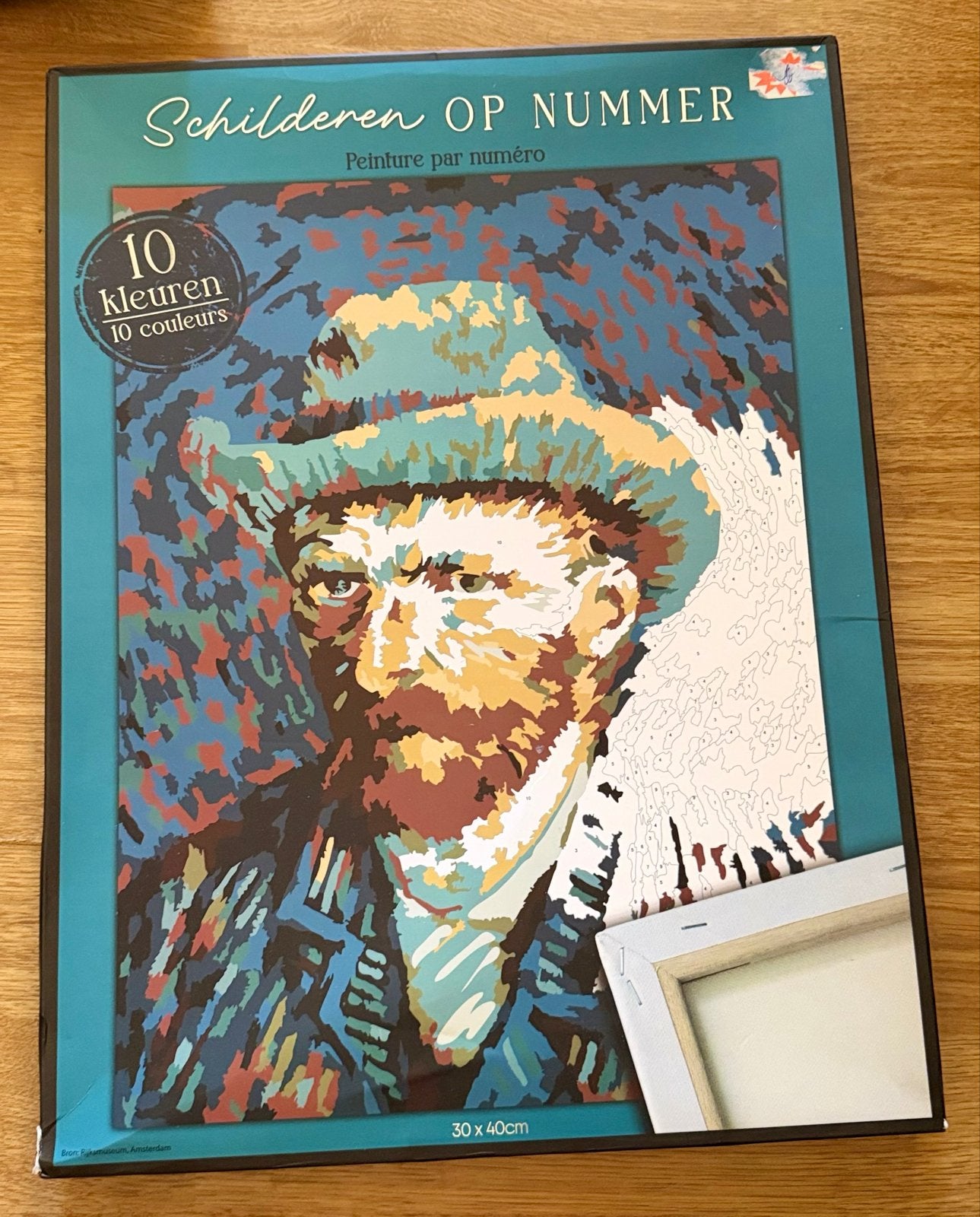 Schilderen op nummer - Van Gogh Zelfportret, Hobby en Vrije tijd, Ophalen of Verzenden, Nieuw, Schilderen op nummer