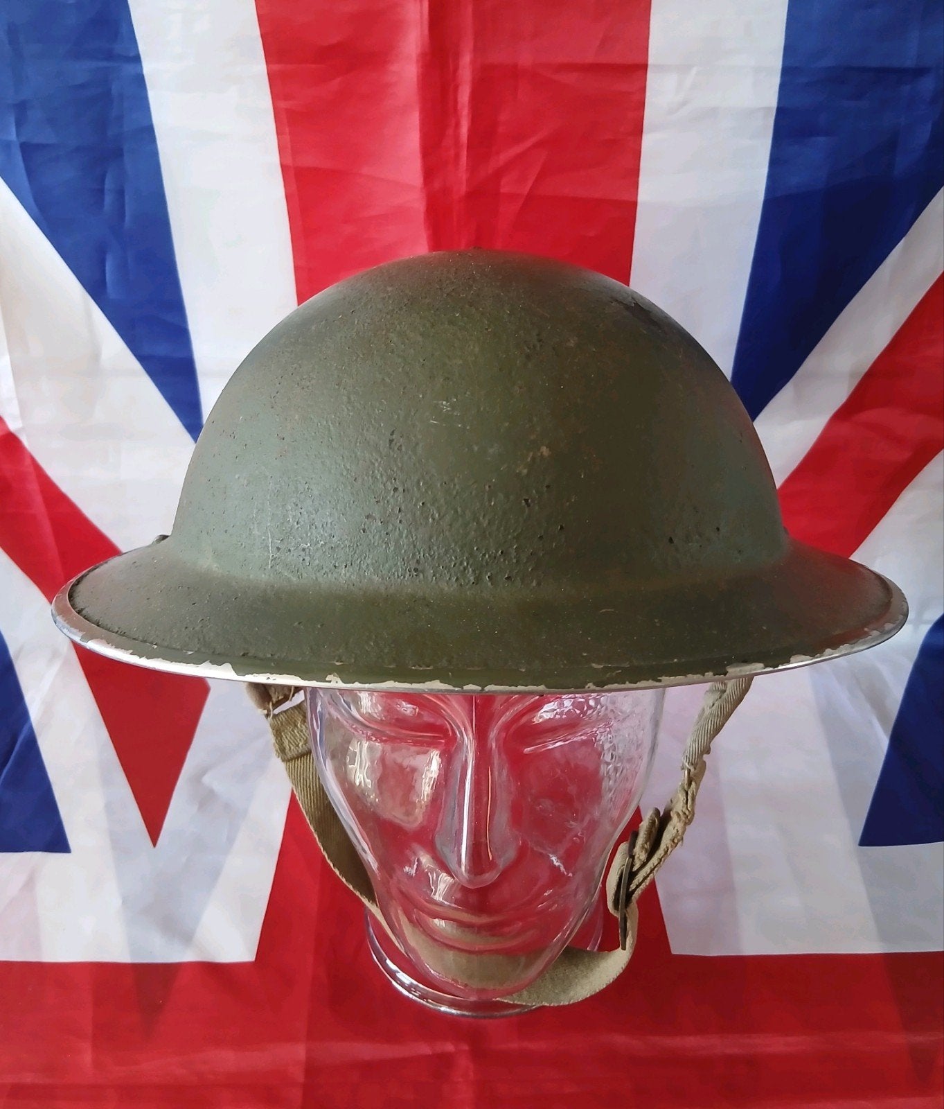 Britse Mk2 Combat Helm B.E.F. Wo2, Verzamelen, Militaria | Tweede Wereldoorlog, Ophalen of Verzenden, Engeland, Helm of Baret