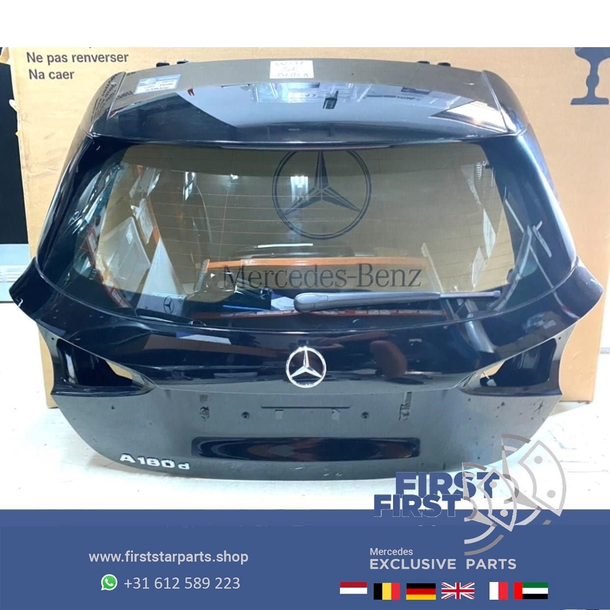 W177 ACHTERKLEP ZWART COMPLEET origineel Mercedes A Klasse 2