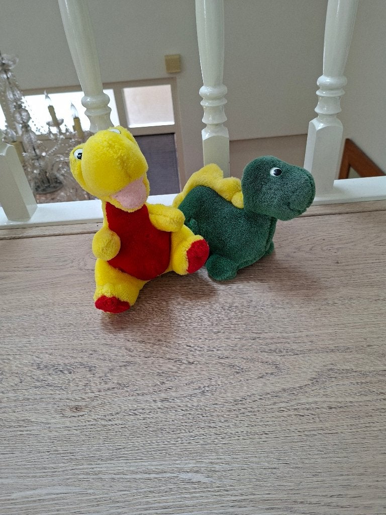 2 dino knuffels, Overige merken, Overige karakters, Overige typen, Ophalen of Verzenden