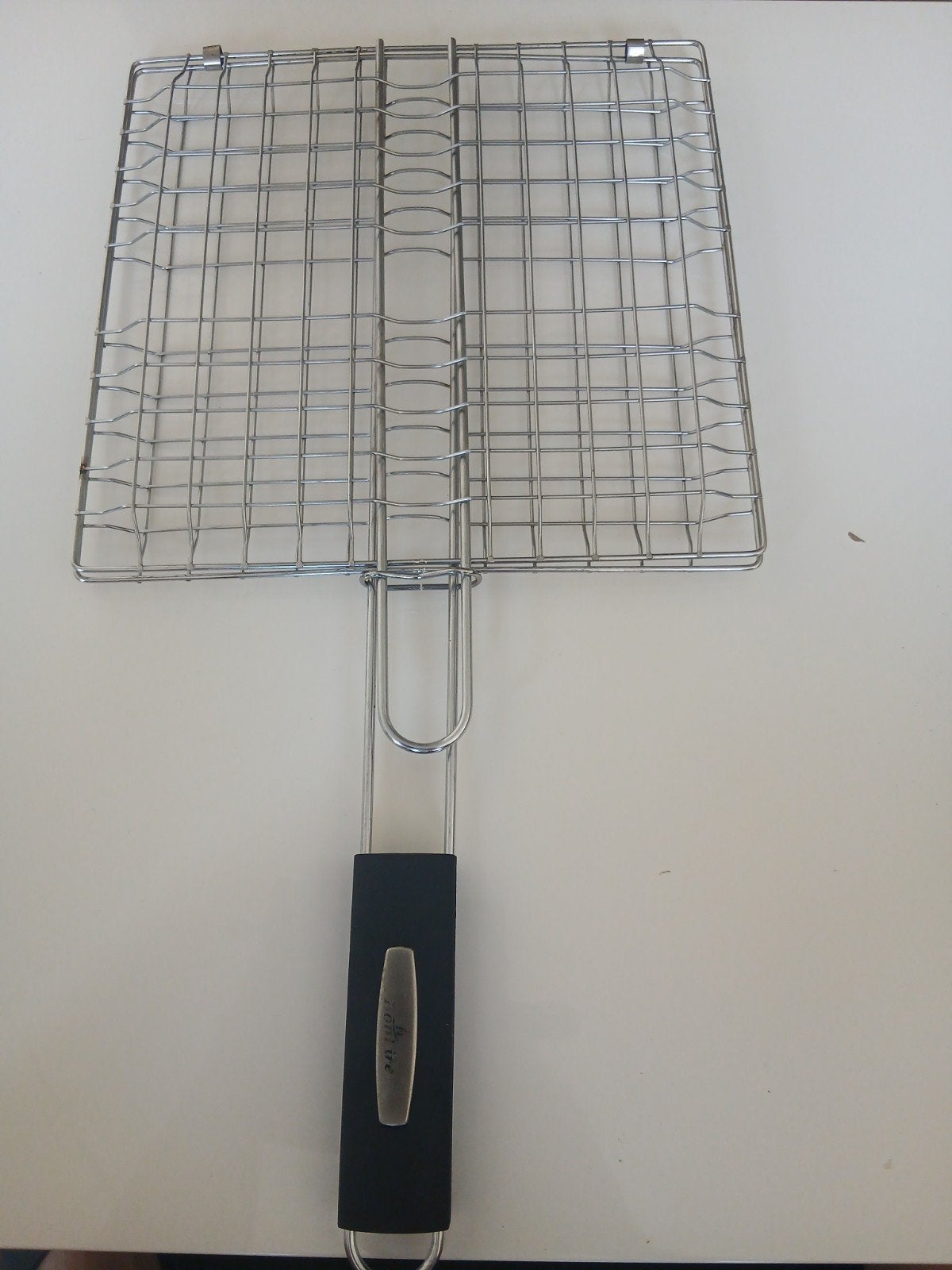 BBQ Grillrooster met handvat - Ideaal voor vlees en vis, Ophalen of Verzenden, Gebruikt, Homfire