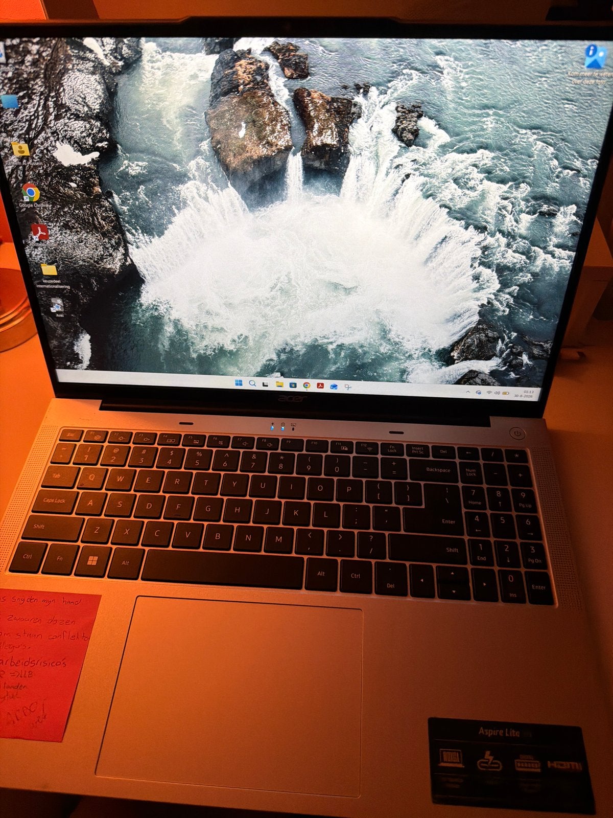 Acer Aspire Lite 16 Laptop - 16 inch WUXGA, DDR5, HDMI, Qwerty, 8 GB, Ophalen of Verzenden, Zo goed als nieuw