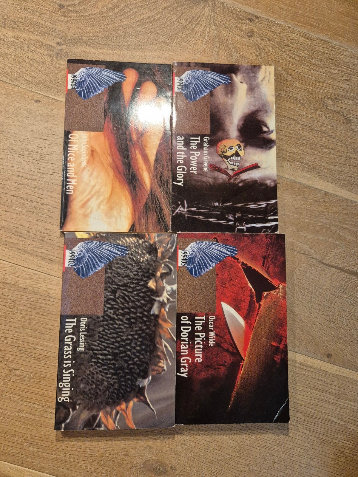 BlackBirds Engelse literatuur boeken (4 stuks), Ophalen of Verzenden, Gelezen, John Steinbeck, Doris Lessing, Oscar Wilde, Graham Greene