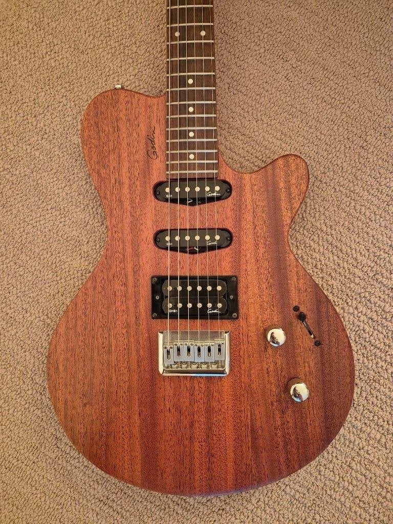 Godin Exit 22-s – Mahogany body + gigbag, Ophalen, Zo goed als nieuw, Solid body, Overige merken