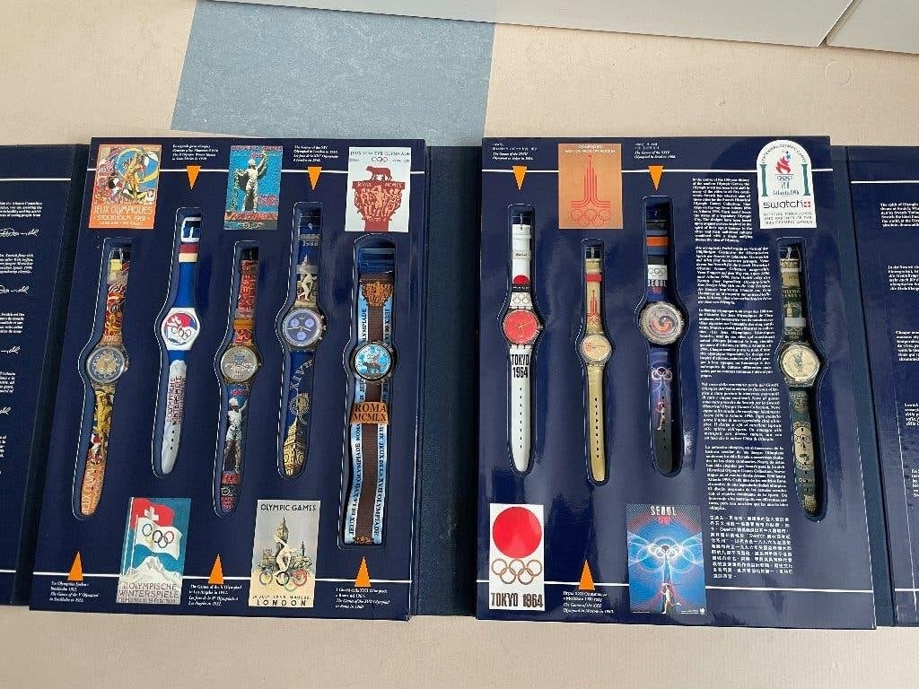 Swatch Historical Olympic Games Collection (1996) – Box, Verzamelen, Ophalen of Verzenden, Zo goed als nieuw