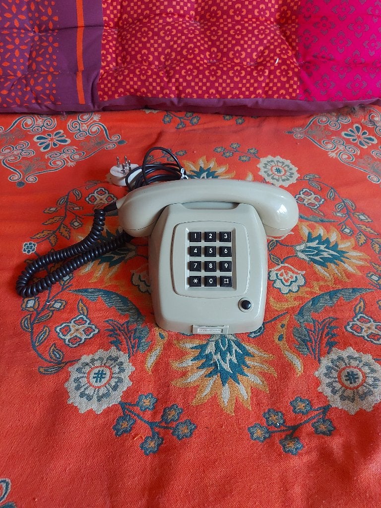 Vintage PTT T65 Toetsen telefoon. TDK. Ericsson. Grijs., Ophalen of Verzenden, Zo goed als nieuw