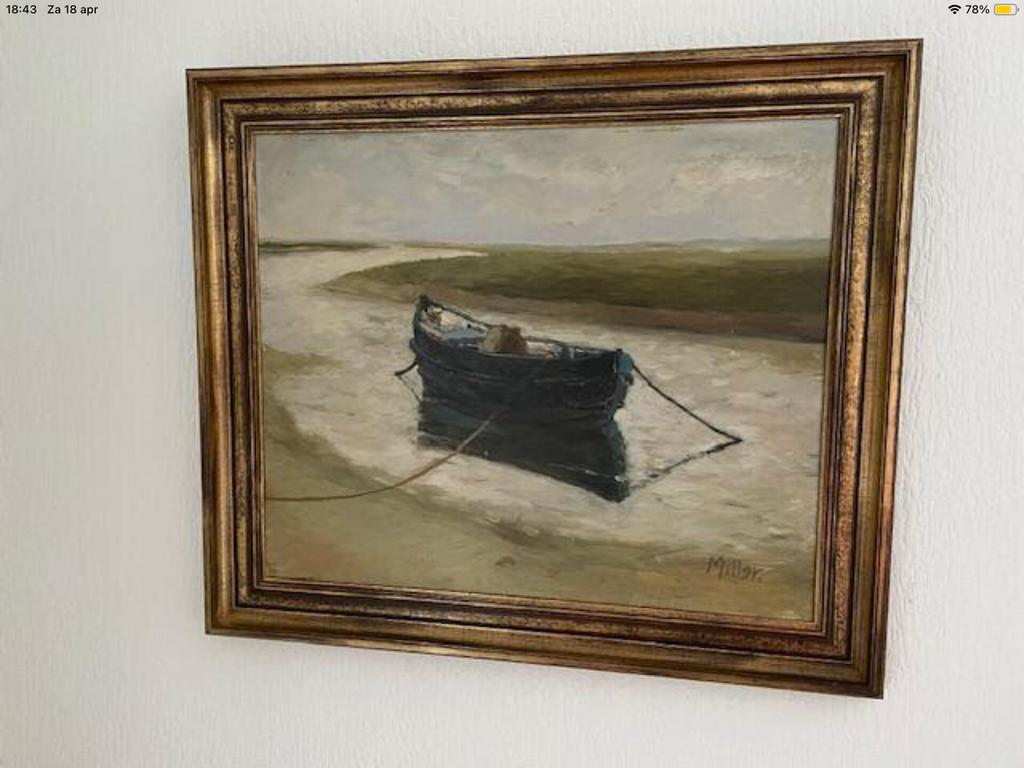 Klassiek schilderij van Miller, Ophalen