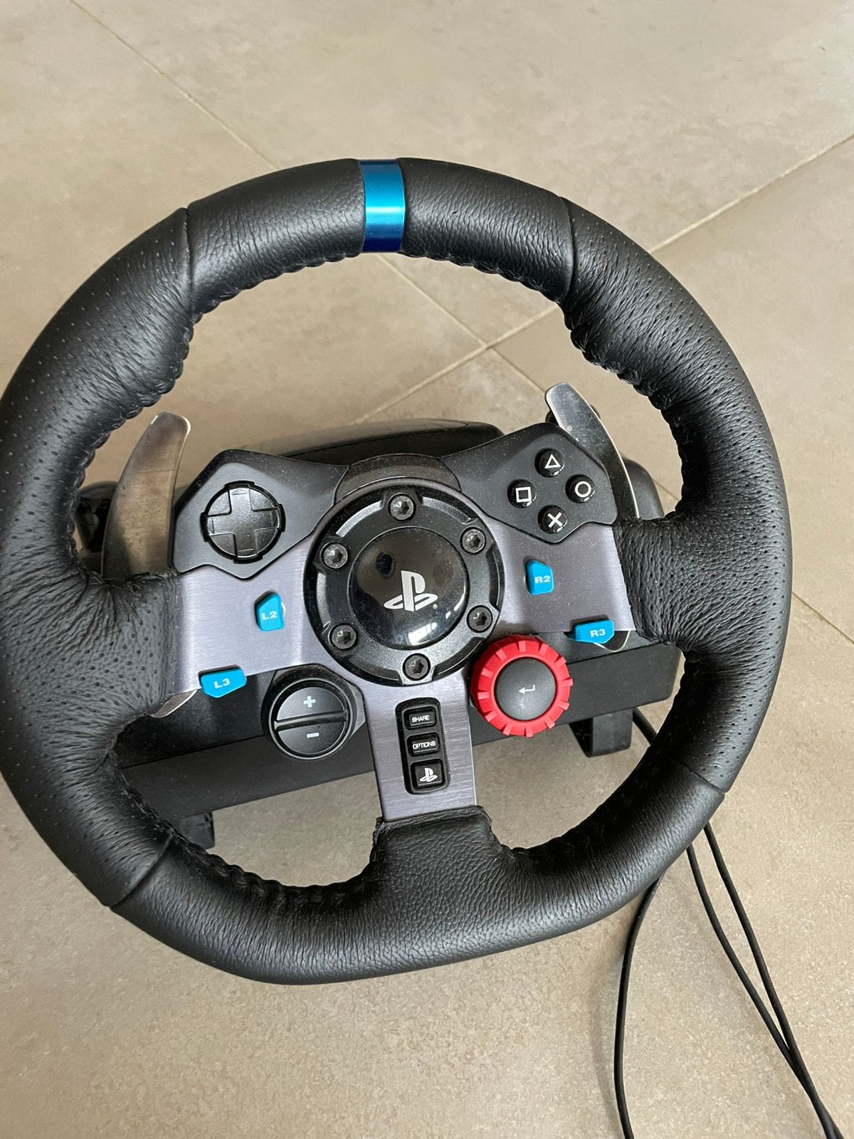 Logitech stuur en pedal, Spelcomputers en Games, Spelcomputers | Sony PlayStation Consoles | Accessoires, Ophalen, Zo goed als nieuw