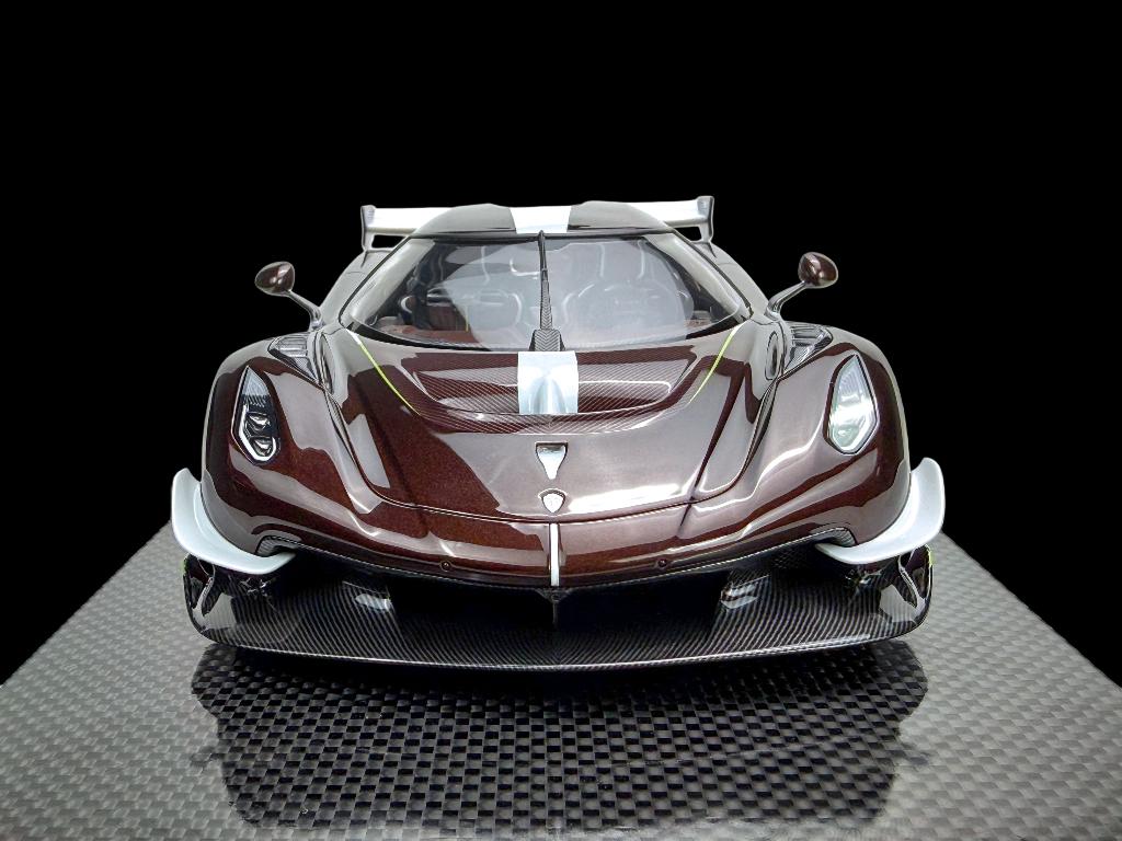 Koenigsegg Sadair's Spear, Bruin 1:18 FrontiArt Pre-Order, Hobby en Vrije tijd, Modelauto's | 1:18, Ophalen of Verzenden, Nieuw