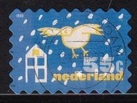 1896 - Nederland nvph 1870 gestempeld , Decemberzegel , Voge, Postzegels en Munten, Postzegels | Nederland, Verzenden, Na 1940