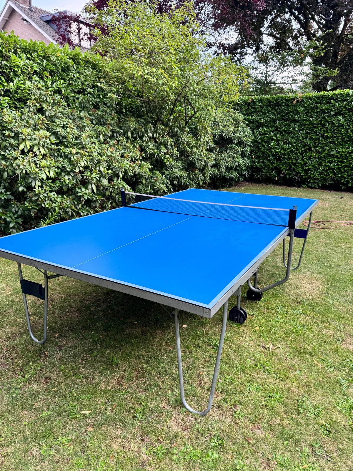 Tafeltennistafel Tectonic inklapbaar  met beschermhoes, Ophalen, Gebruikt, Tafel Outdoor, Inklapbaar
