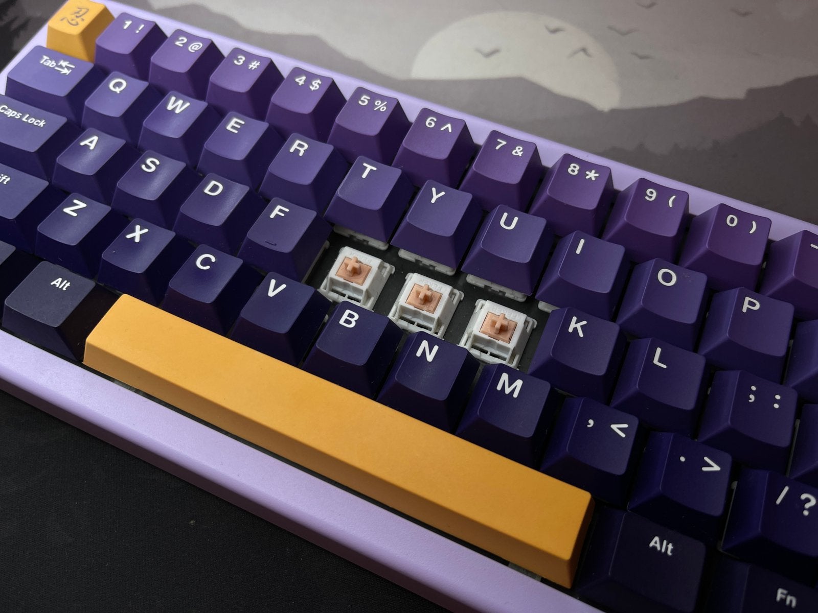 Custom GMK67 | Holy Panda’s Lubed GPL-205 | Modded, Computers en Software, Toetsenborden, Ophalen of Verzenden, Zo goed als nieuw