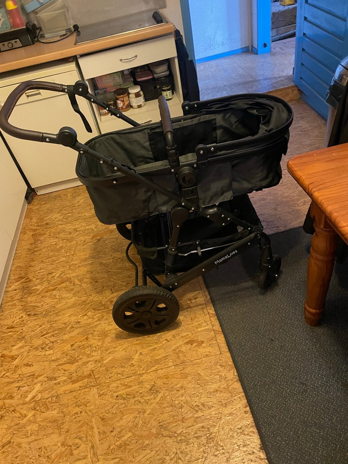 MamaLoes Combiwagen 3-in-1 met autostoeltje en reiswieg, Gebruikt, Combiwagen, Met autostoeltje, Ophalen