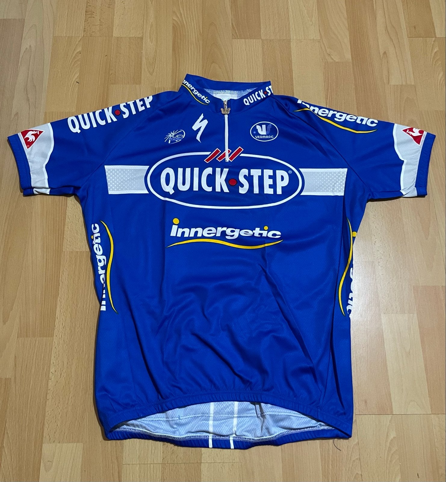 Quick-Step Innergetic wielershirt - Maat 3XL, Blauw, Nieuw, Overige maten, Ophalen of Verzenden