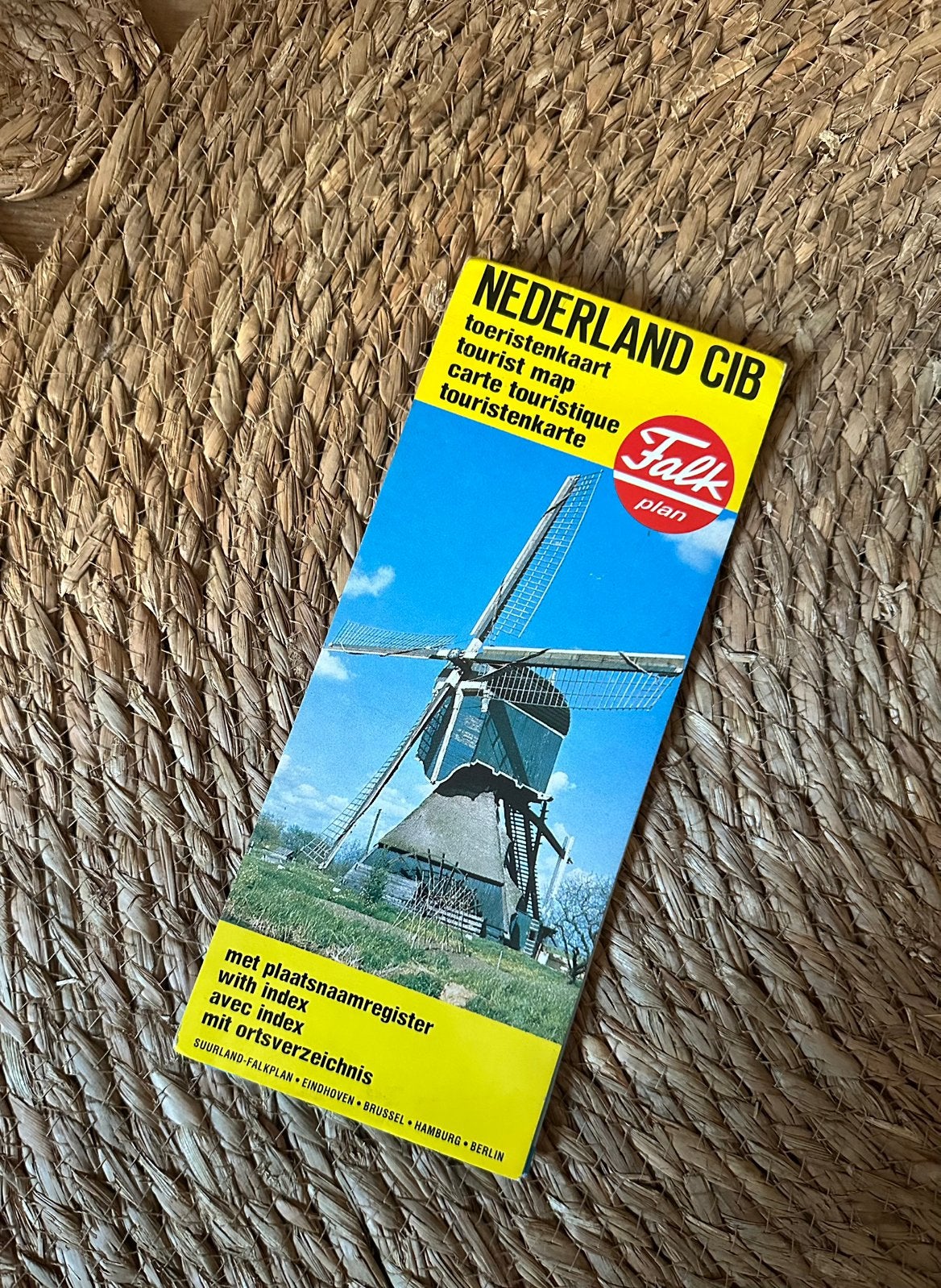 Falkplan "Nederland CIB" toeristenkaart, Ophalen of Verzenden, 1800 tot 2000, Nederland, Landkaart