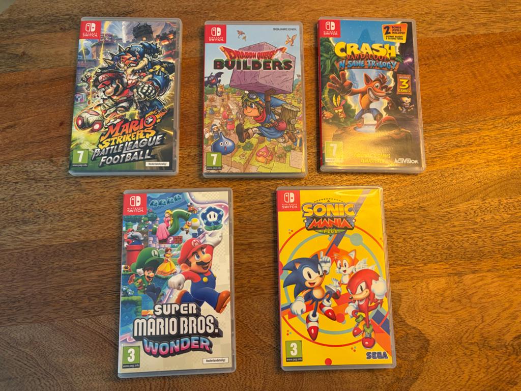 Nintendo Switch Games: Mario, Crash, Dragon Quest, Sonic, Overige genres, Eén computer, Ophalen of Verzenden, Zo goed als nieuw