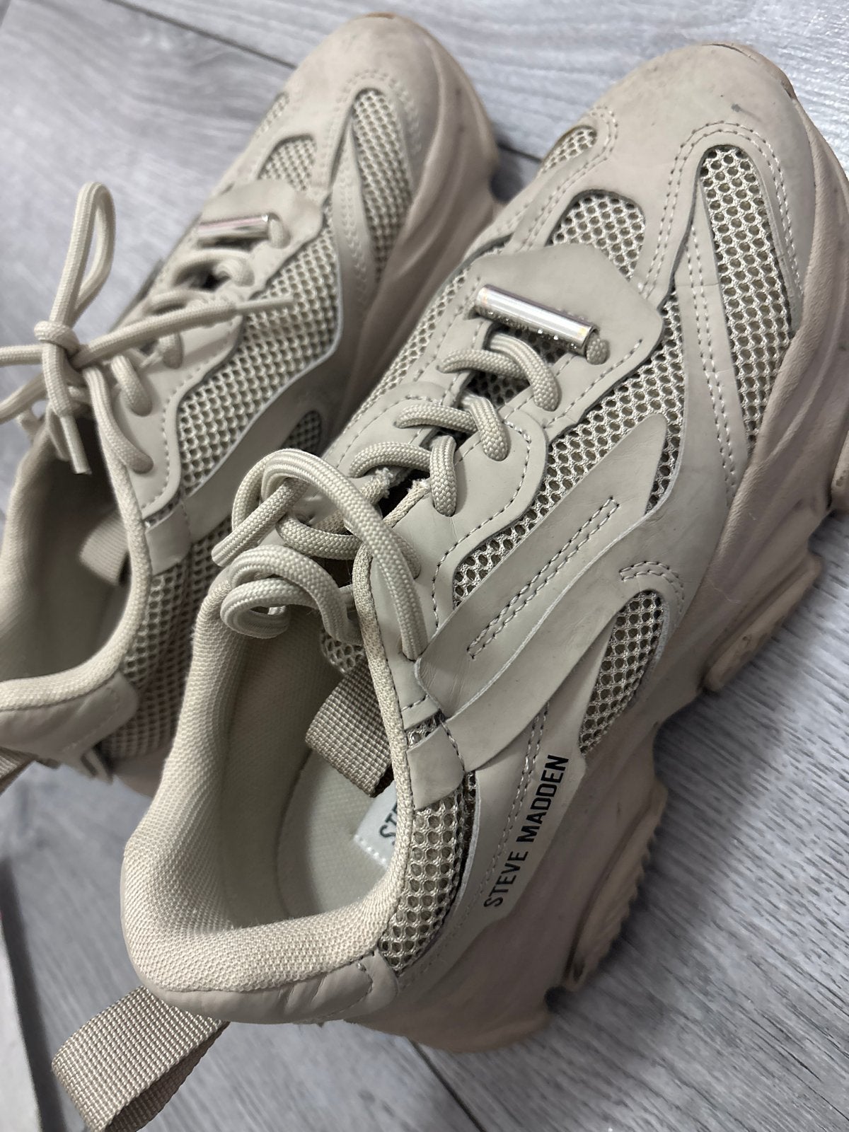 Steve Madden Dames Sneaker Maat 36, Ophalen of Verzenden, Gedragen, Beige, Sneakers of Gympen