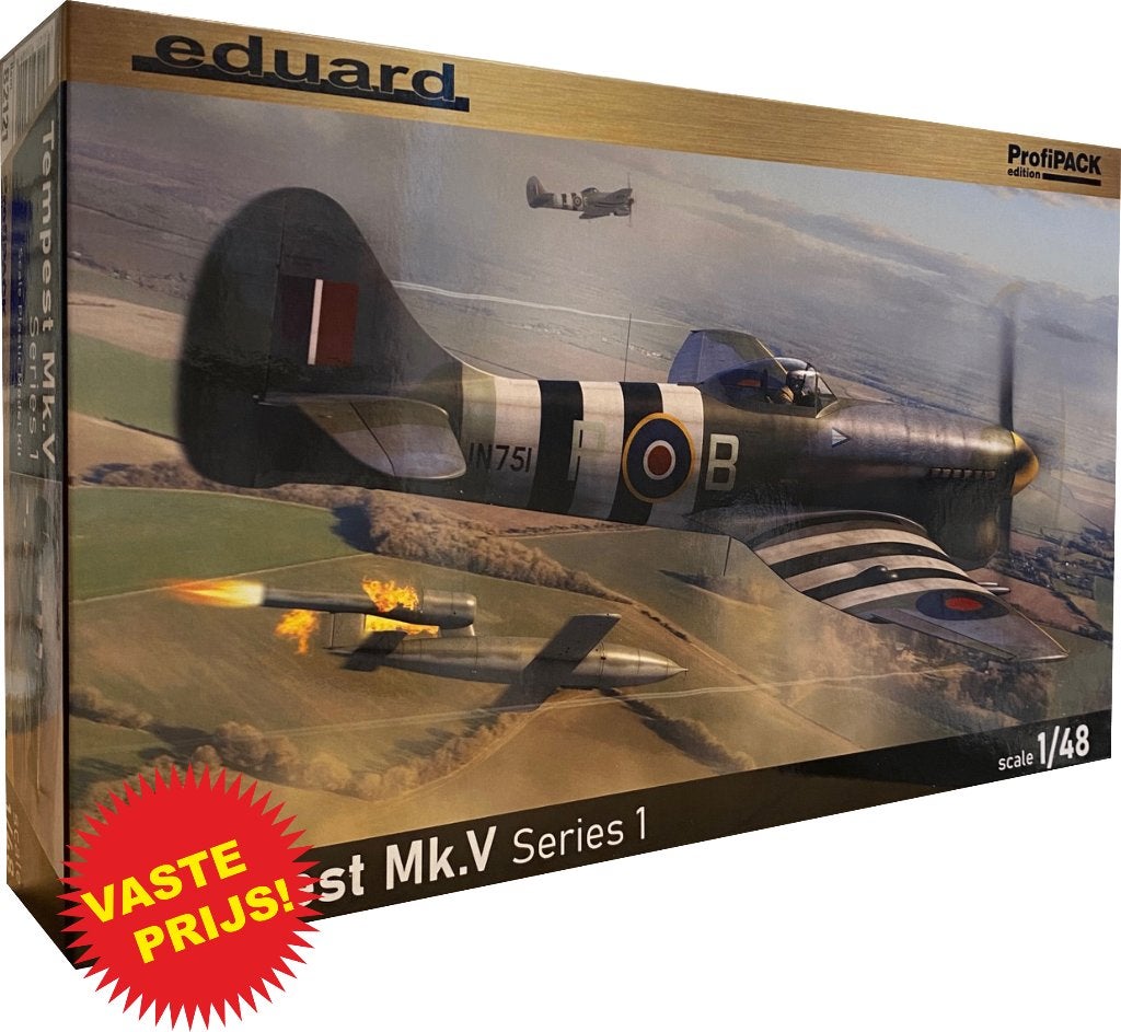 Tempest Mk.V Series 1 (Eduard 82121) 1/48, Overige merken, Nieuw, Ophalen of Verzenden, Groter dan 1:72