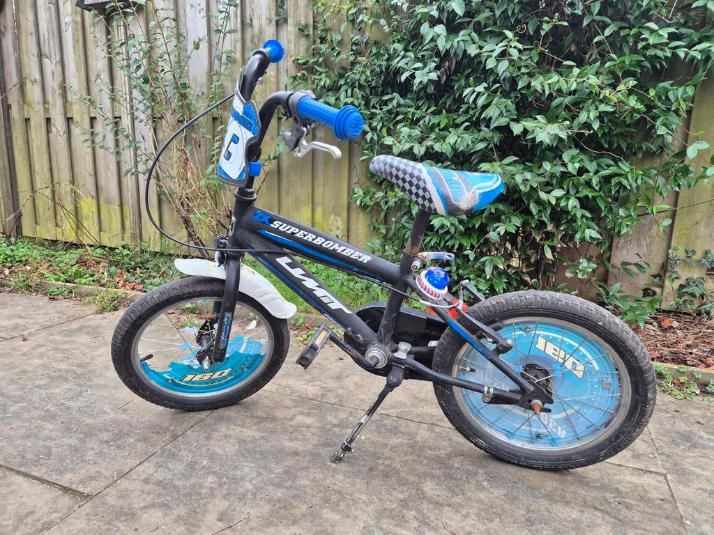Stoere jongensfiets 16 inch - Gebruikt, Ophalen, Gebruikt, Umit, Handrem