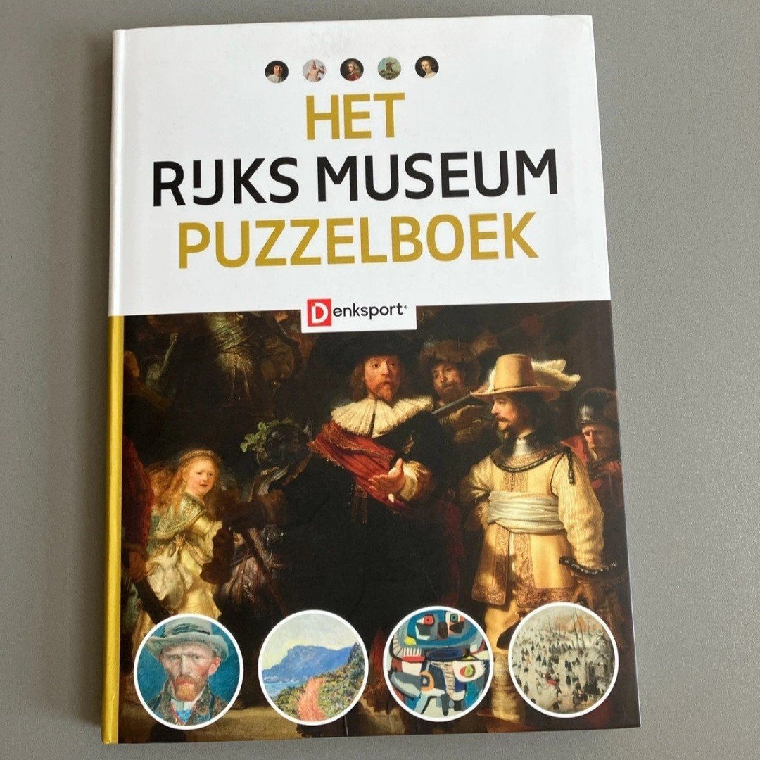 NU €12,50‼️Het Rijksmuseum Puzzelboek Rijks Museum Denksport, Hobby en Vrije tijd, Denksport en Puzzels, Ophalen of Verzenden