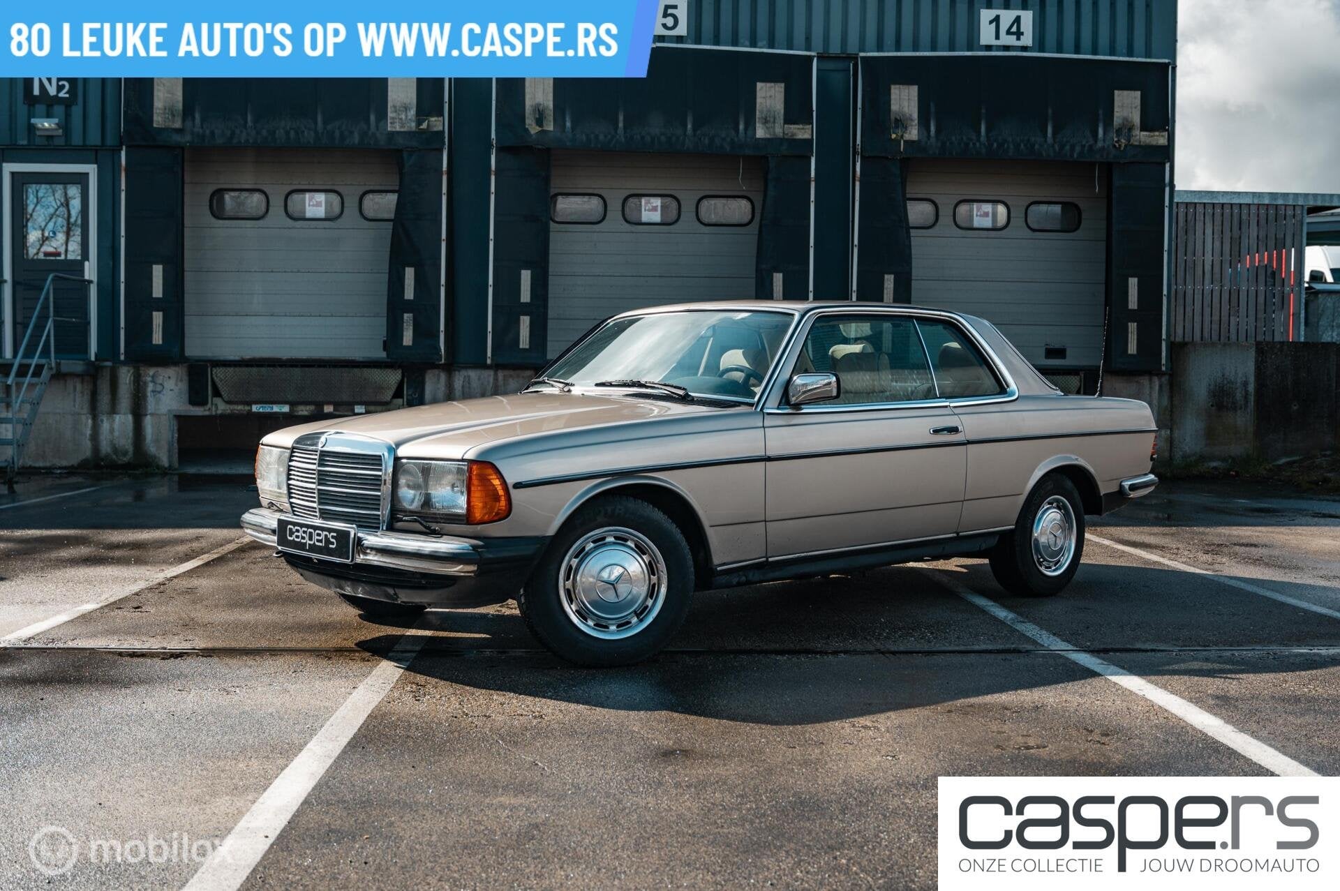 Mercedes 280 CE W123 | APK 2028 ! | MRB-vrij | OLDTIMER, Automaat, Gebruikt, Beige, Bruin