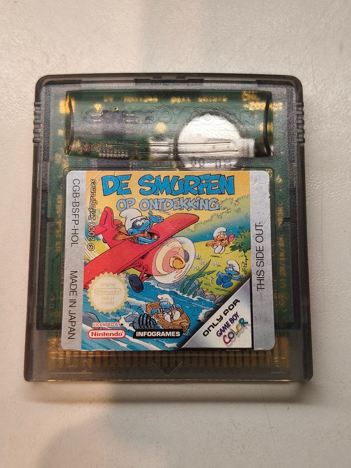 De Smurfen op Ontdekking Game Boy Color, Spelcomputers en Games, Avontuur en Actie, Gebruikt, 1 speler, Ophalen of Verzenden