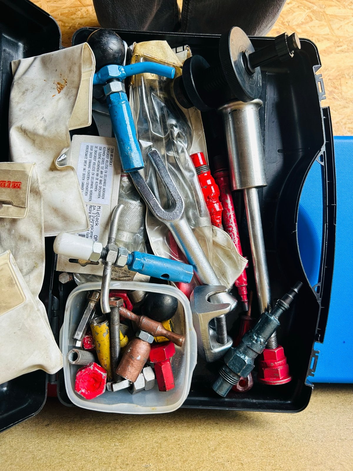 Diverse gereedschappen in handige koffer, Ophalen of Verzenden, Gebruikt, Overige typen