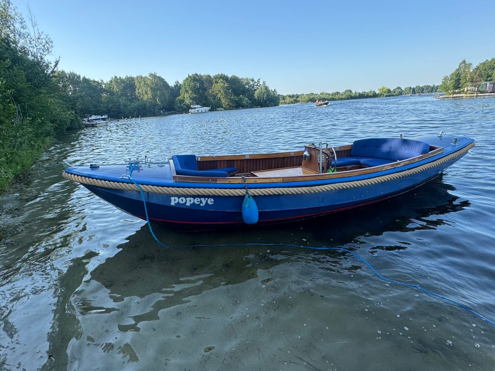 Zeer nette en robuutse stalen sloep, Watersport en Boten, Ophalen, Rondzit, Staal, Binnenboordmotor