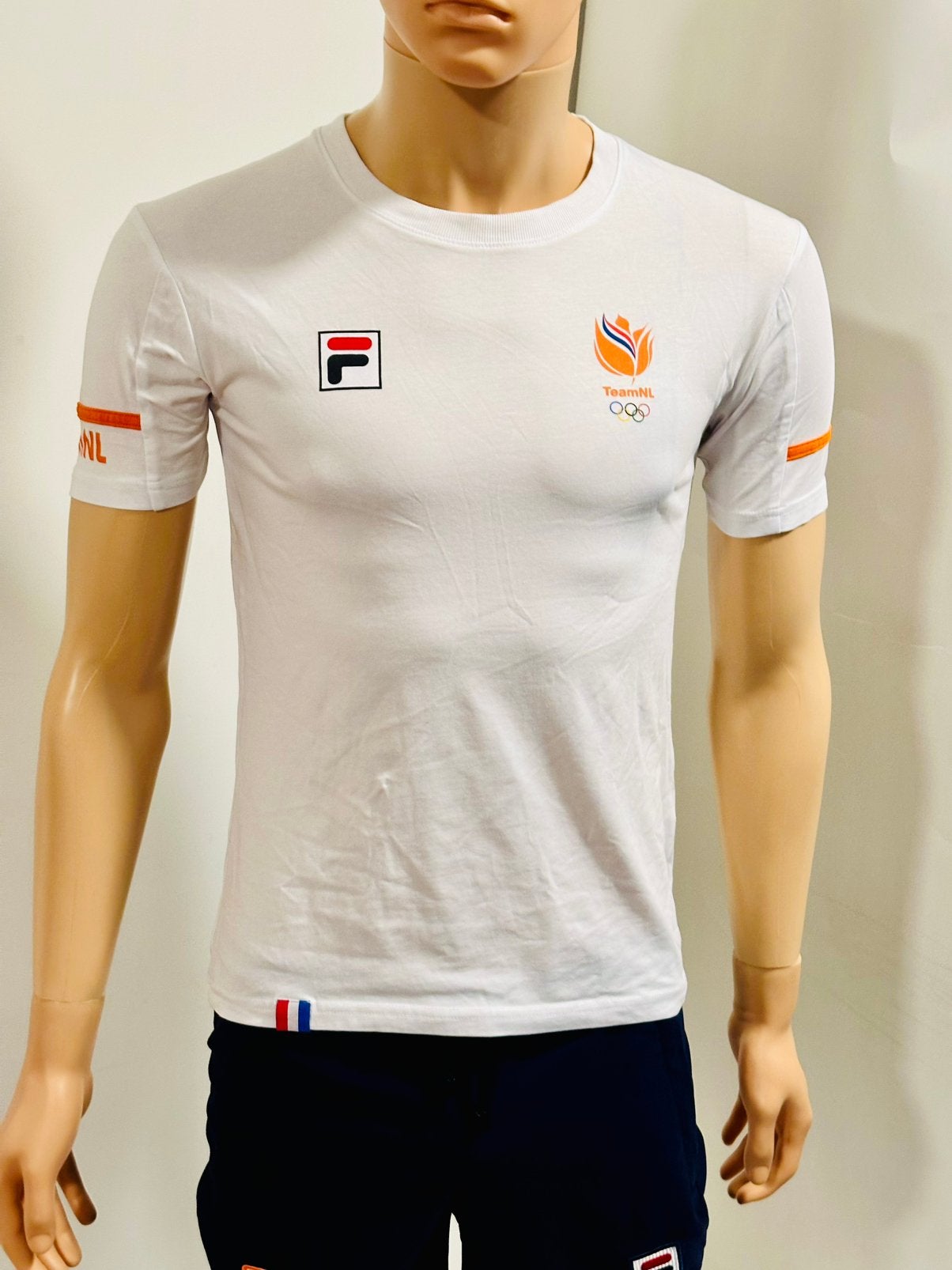 Sportkleding sportshirt shirt hardloopshirt maat S teamNL, Wit, Overige typen, Ophalen of Verzenden, Zo goed als nieuw