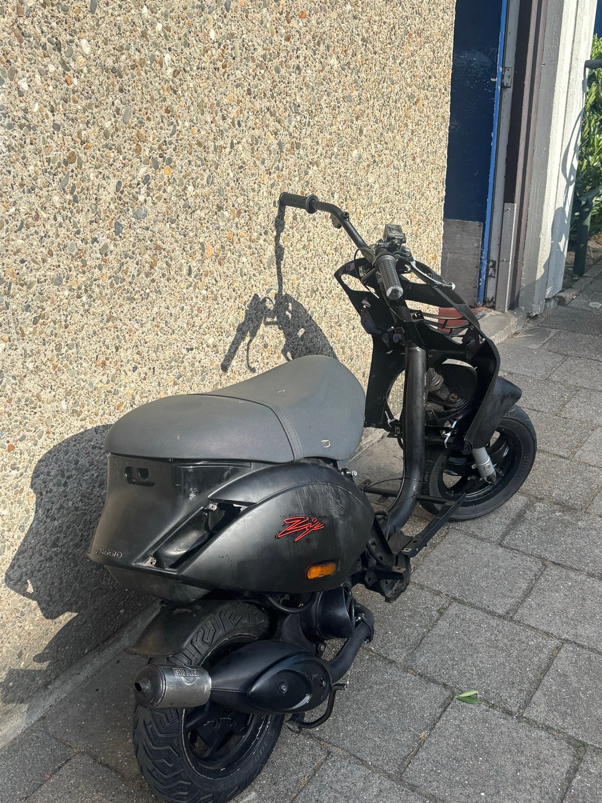 Piaggio Zip Scooter 70cc 2t zonder 123, Fietsen en Brommers, Tweetakt, Gebruikt, Maximaal 45 km/u, Zip