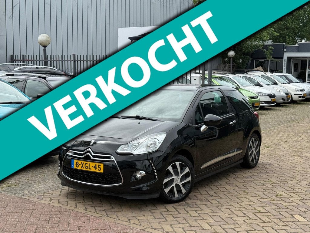 Citroen DS3 1.2 VTi So Chic/Airco/Navigatie/cruisecontrol/el, Auto's, Citroën, Euro 5, Gebruikt, 31 €/maand, 82 pk