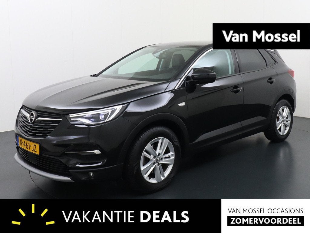 Opel Grandland X 1.2 Turbo Business Elegance | Navigatie | P, Auto's, Opel, 12 maanden, Gebruikt, 1199 cc, Leder en Stof