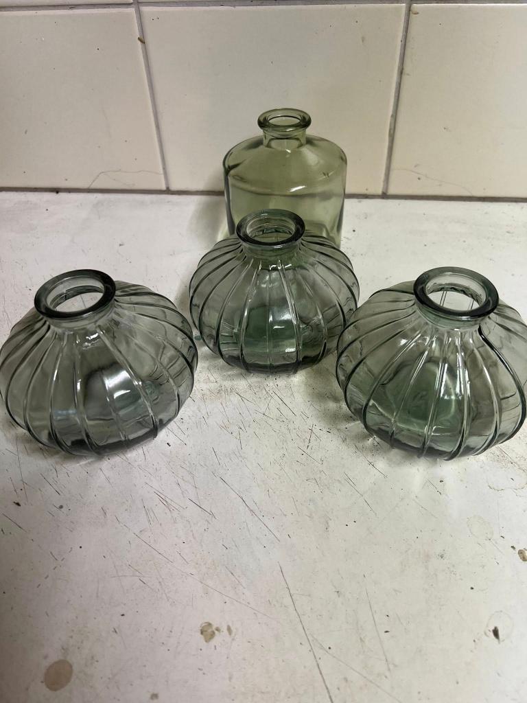 Glazen vaasjes, .., Nieuw, ..., Ophalen of Verzenden