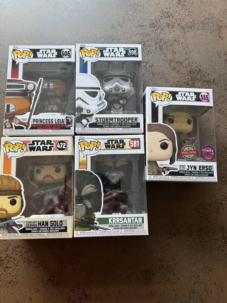 Funko Pop Star Wars Lot - Nieuw in doos!, Ophalen of Verzenden, Zo goed als nieuw