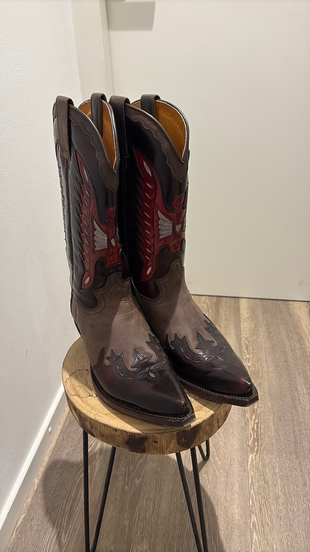 Sendra boots cowboylaarzen mt 43 incl verzenden, Bruin, Verzenden, Boots, Zo goed als nieuw